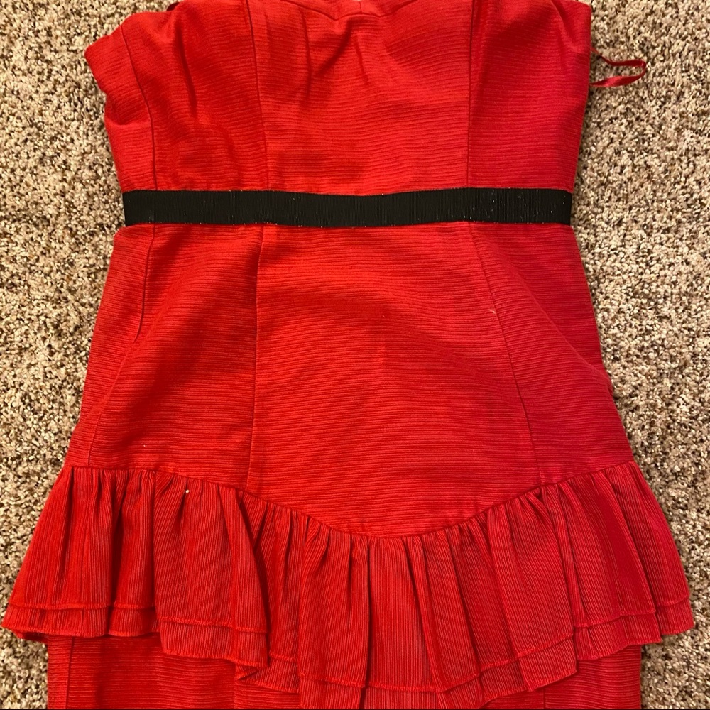 BCBG generation mini strapless dress size 0